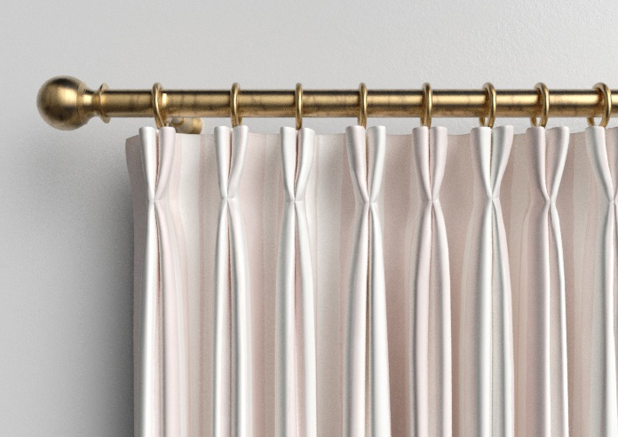 Shabby Chic by Rachel Ashwell Watercolour Stripe, Blush - Made to Measure Curtains - Image 10